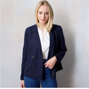 NWT LC Lauren Conrad Double Breasted Notch Collar Blazer.